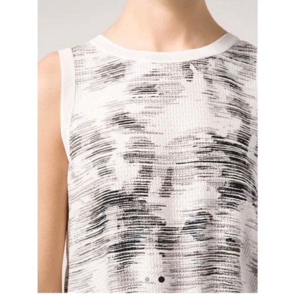 Vince Silk marble jacquard drawstring dress size small - Picture 3 of 11